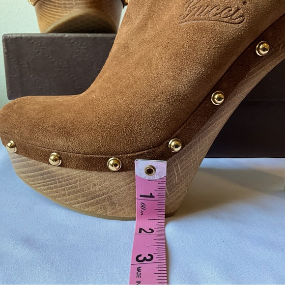 Gucci Suede Clogs - Picture 8 of 10